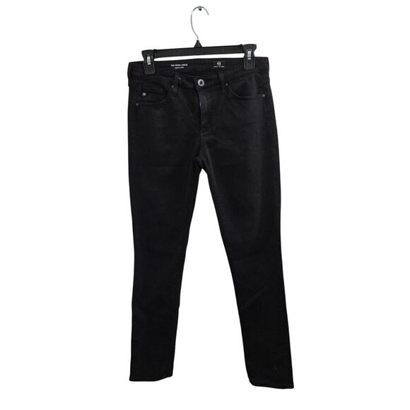 AG Adriano Goldschmied Black Prima Mid Rise Cigarette Jeans Size 2 - Picture 2 of 6